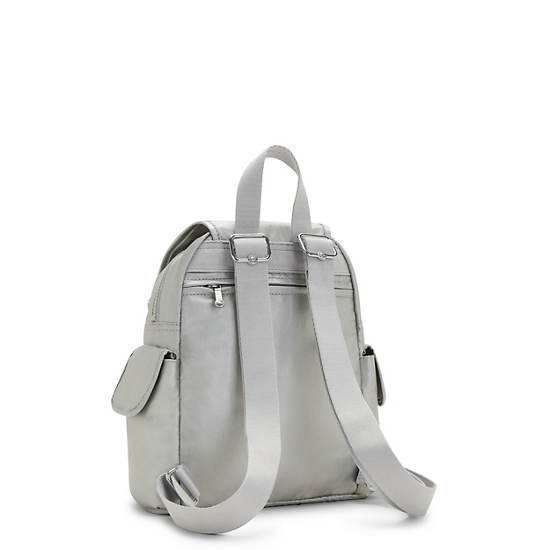 Kipling City Pack Mini Classic Metallic Backpacks Bright Metallic | AU 1481NW